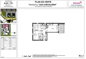 t3 à la vente -   68840  PULVERSHEIM, surface 68 m2 vente t3 - UBI428368202